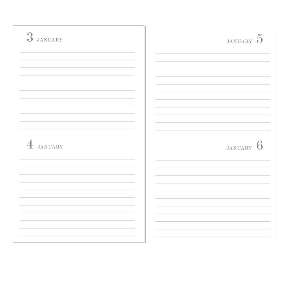 Paperstyle Pocket 1 �rs Journal days to remember Rough Linen