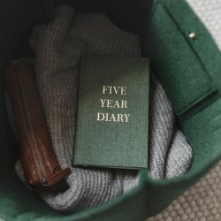 Paperstyle Pocket 5 �rs dagbog Khaki Green