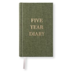 Paperstyle Pocket 5 �rs dagbog Khaki Green