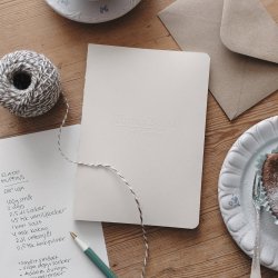 Paperstyle notesbog thread Bound A5 120 Ulin Creme