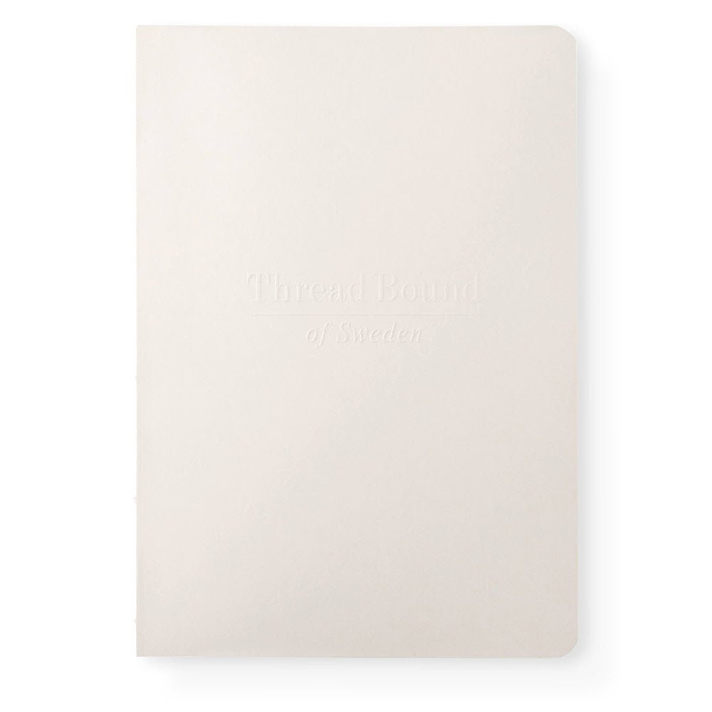 Paperstyle notesbog thread Bound A5 120s.Lin Creme