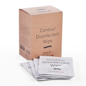 Contour Disinfectant Wipe 20 pack