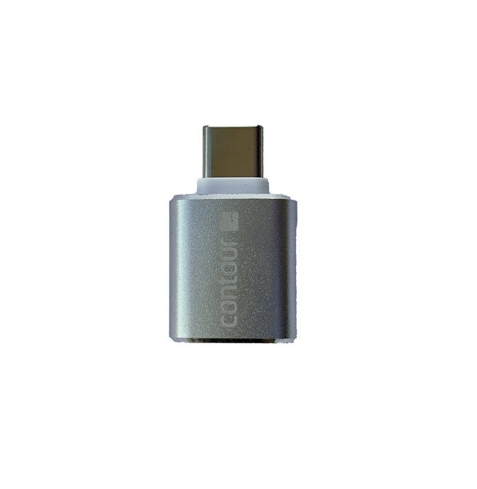 Contour USB-A to USB-C adapter Silver