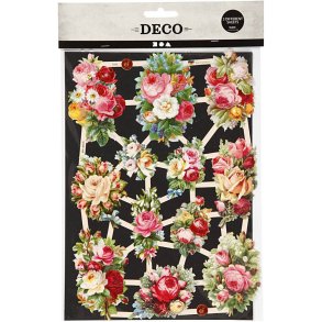Glansbilleder For�rsblomster 2 ark.