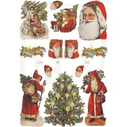 Glansbilleder Jul ass. 1 ark. 