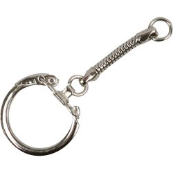 N�glering m. k�de i metal 6 cm �2,3cm 1 stk. 