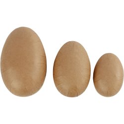 P�ske �g Natur pap 3 stk. 12,15 og 18 cm 
