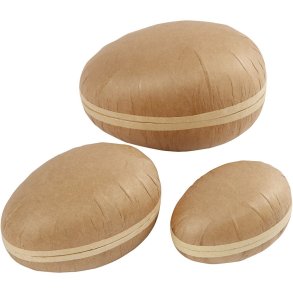 P�ske �g Natur pap 3 stk. 12,15 og 18 cm 