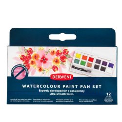 Derwent Watercolour maling s�t 12 farver