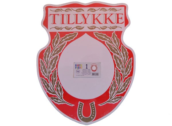 Tillykke skjold