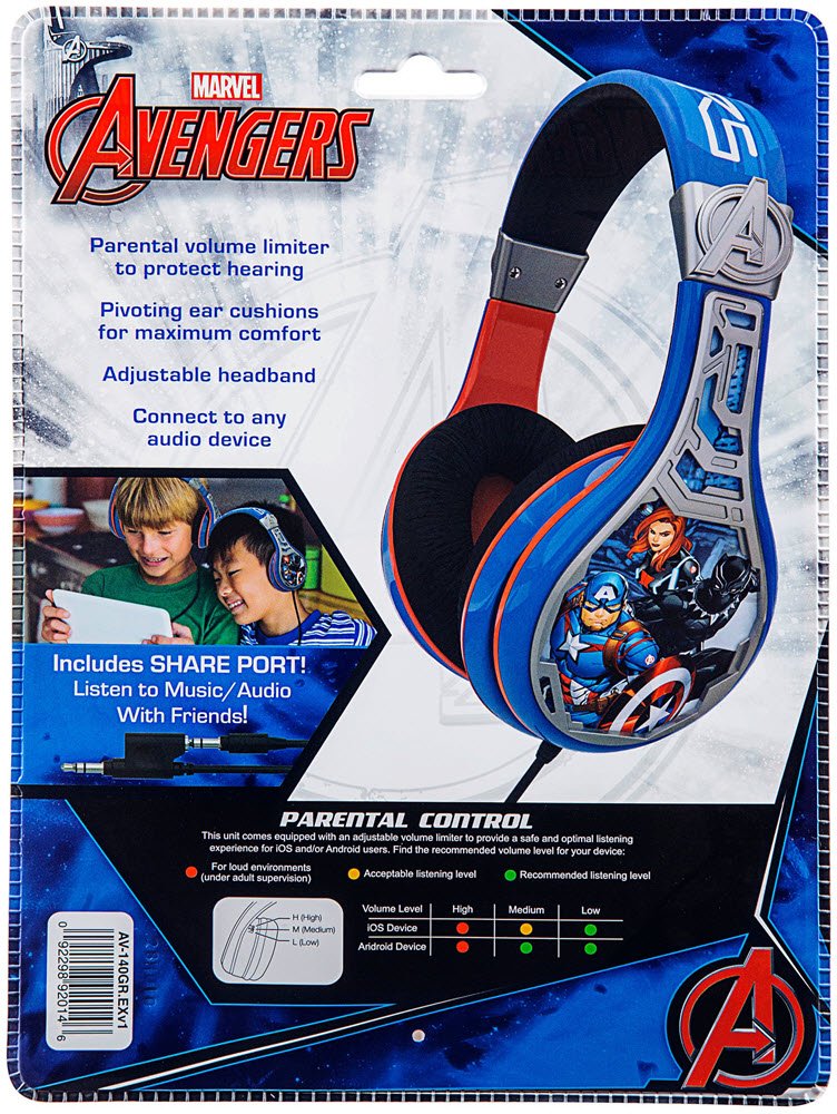Avengers hovedtelefoner til brn