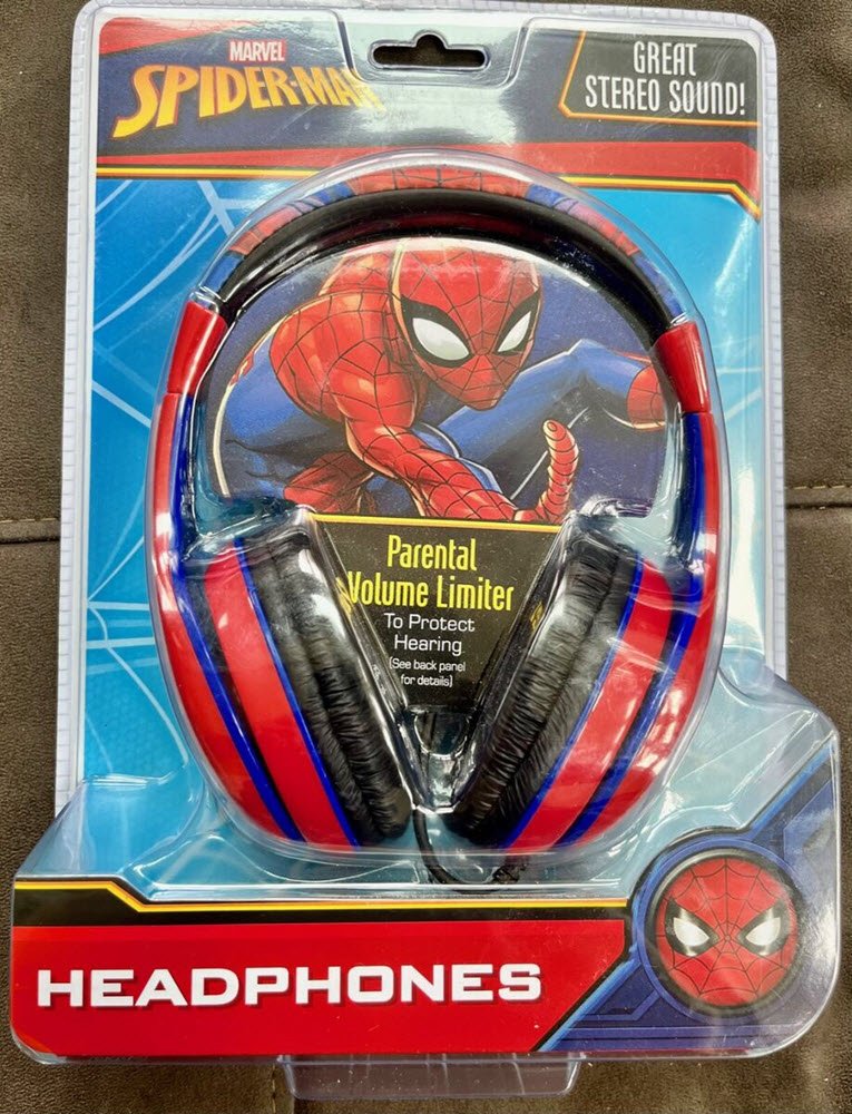 Spiderman hovedtelefoner til brn
