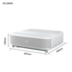 Epson EH-LS650W projektor, hvid