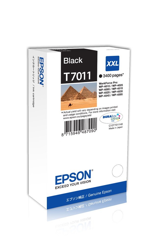 Epson T7011 XXL blkpatron sort