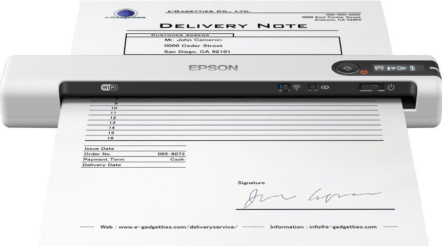 Epson WorkForce DS-80W scanner