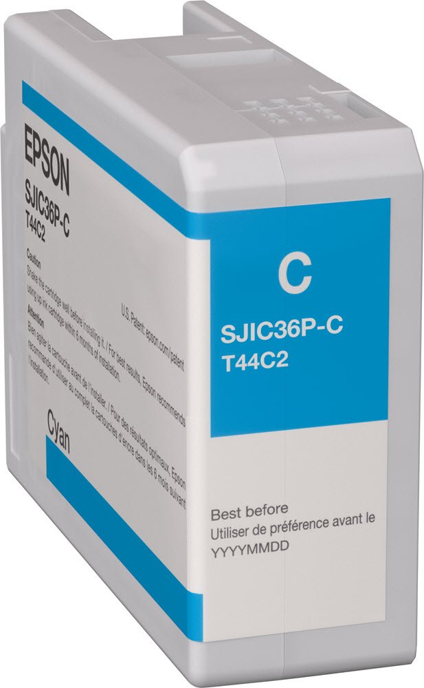 Ink cartridge for ColorWorks C6500/C6000, Cyan