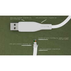 SSENTIALS 60W USB-A to USB-C Cable, 2.5m, 480 Mbps