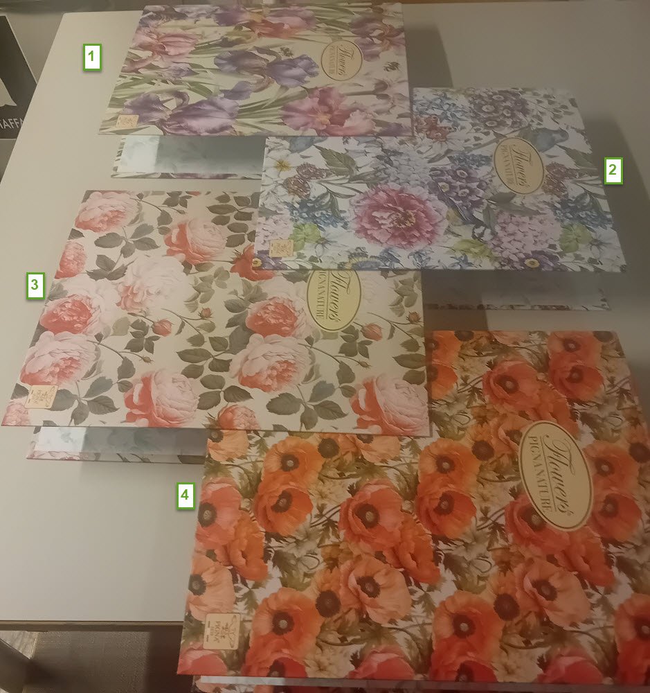 Ringbind A4 Blomster