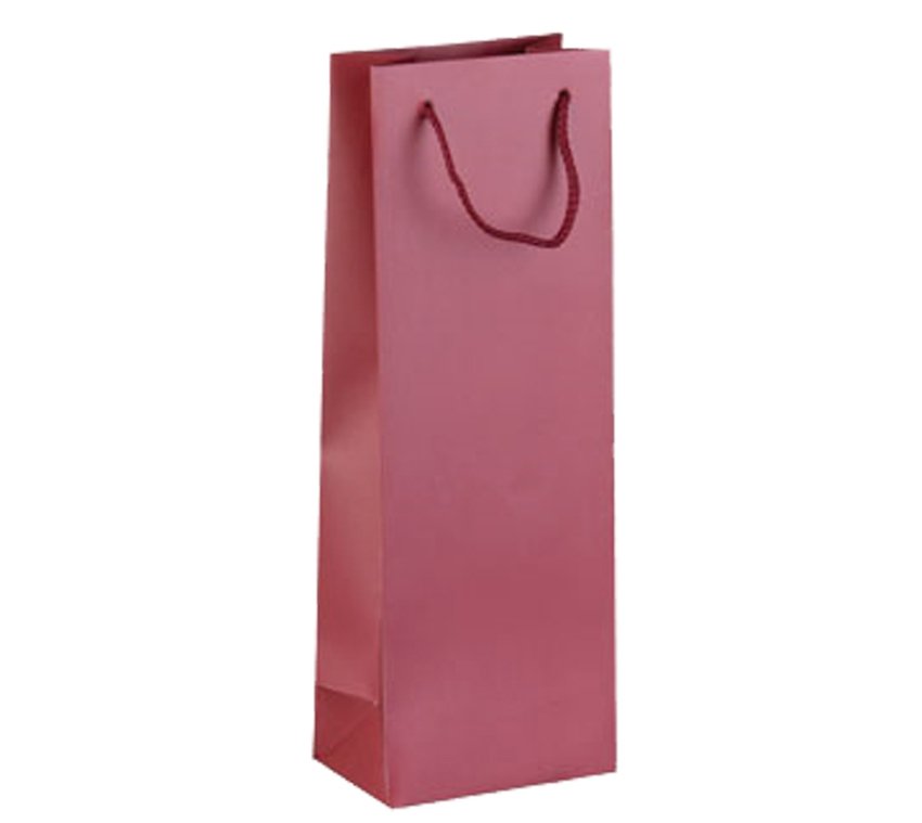 Flaske Gavepose Kraft Bordeaux 1 stk.