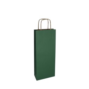 Flaske Gavepose Kraft Grn 1 stk.