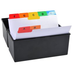 Exacompta Alfabet A-Z A7 88x105 mm 160g. 