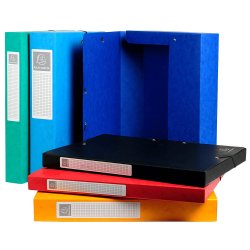 Exacompta Dokumentbox A4 2,5cm ass farver 1 stk.