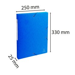 Exacompta Dokumentbox A4 2,5cm ass farver 1 stk.
