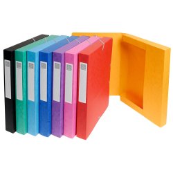 Exacompta Dokumentbox A4 2,5cm ass farver 1 stk.