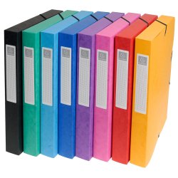 Exacompta Dokumentbox A4 2,5cm ass farver 1 stk.
