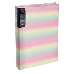Exacompta Fotoalbum 10x15cm 300 billeder Candy m. glimmer