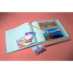 Exacompta Fotoalbum 22,5x22 cm 200 billeder 11x15 cm Pastel Tropic