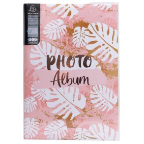 Exacompta Fotoalbum 22,5x32,5 cm 300 billeder 11x15 cm Pastel Tropic