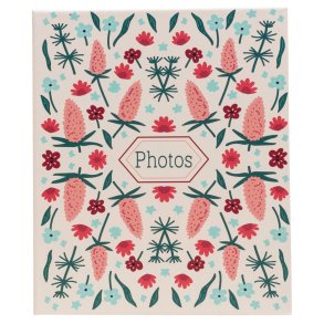 Exacompta Fotoalbum 60 billeder 11x15 cm Blomster motiv