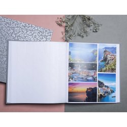 Exacompta Fotoalbum m. Pergamyn 300 billeder Blue Gray