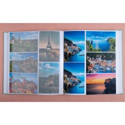 Exacompta Fotoalbum m. Pergamyn 300 billeder Sage Green