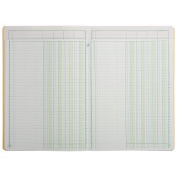 Exacompta Kolonnebog 4 kolonner 80 s. ass farver