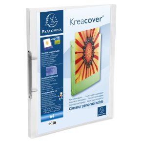 Exacompta Ringbind A4 15 mm 2 ringe Klar frosted 