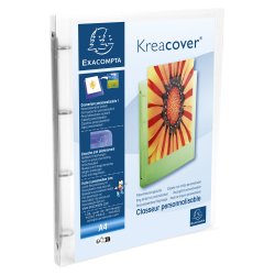 Exacompta Ringbind A4 15 mm 4 ringe 1 stk. ass farver