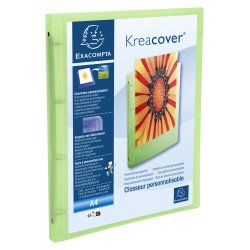 Exacompta Ringbind A4 15 mm 4 ringe 1 stk. ass farver