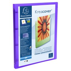 Exacompta Ringbind A4 15 mm 4 ringe 1 stk. ass farver