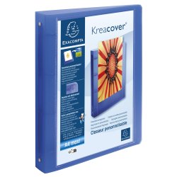 Exacompta Ringbind A4 30 mm 4 ringe 1 stk. Ass. farver