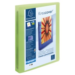 Exacompta Ringbind A4 30 mm 4 ringe 1 stk. Ass. farver