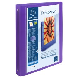 Exacompta Ringbind A4 30 mm 4 ringe 1 stk. Ass. farver