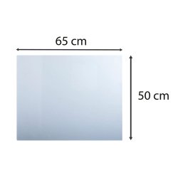 Exacompta Skrivebordsunderlag PVC 50x65 cm frosted 