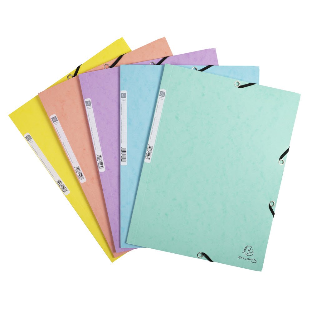 Exacompta Papmappe A4 Pastel 5stk