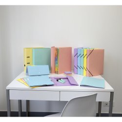 Exacompta Papmappe A4 Pastel 5stk