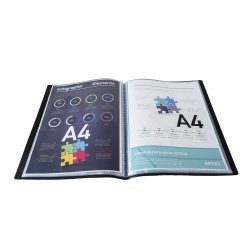 Exacompta Demomappe A4 Sort 40 Lommer