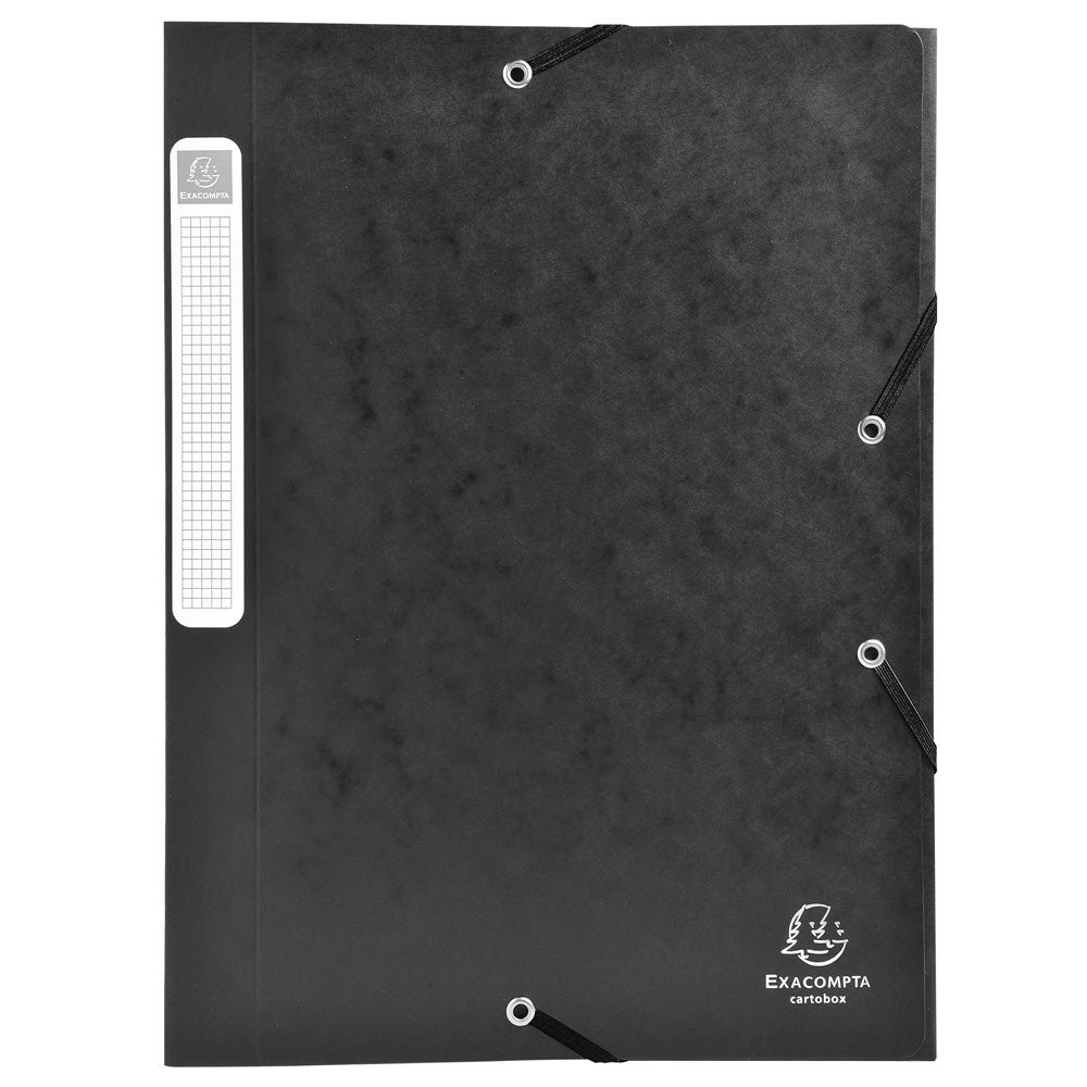 Exacompta Dokumentbox A4 2.5cm Sort