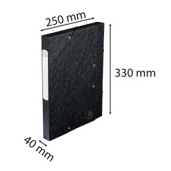 Exacompta Dokumentbox A4 4cm Sort