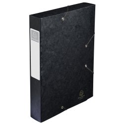 Exacompta Dokumentbox A4 6cm Sort